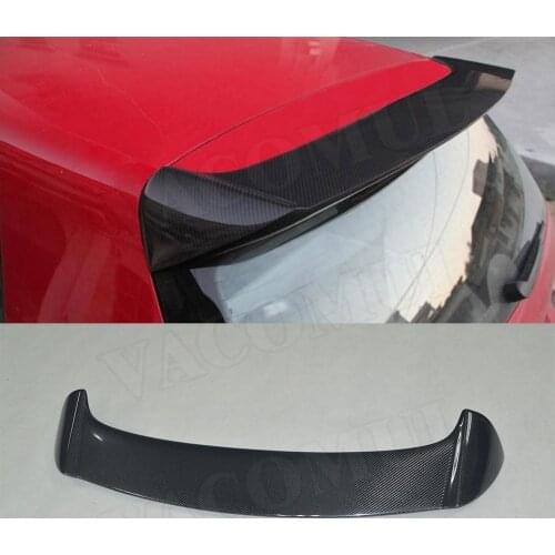 Carbon Fiber Rear Roof Spoiler Lip Wings for Volkswagen VW Golf 6 MK6 VI GTI R20 2010-2013 R Style Only Not For Standard Bumper