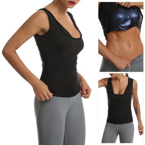 Women Sweat Body Shaper Vest Fat Burned Tank Tops Weight Loss Gym Corset Slimming Sweat Vest Workout Body Shaper Tank Top