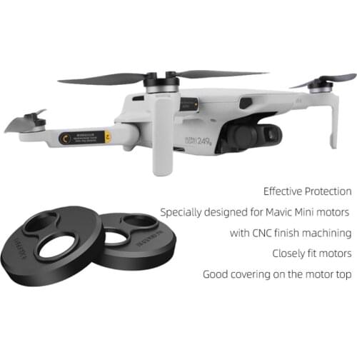 4pcs Motor Cover Metal Cap for DJI Mavic RC Drone Motor Cover Mini Drone Dust-proof Engine Protector Guard Protective Accessory