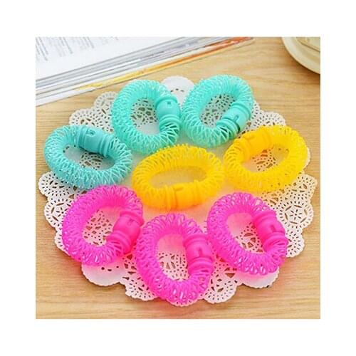 8Pcs/Lot Fashion Lucky Donuts Curly Hair Curls Roller Hair Styling Tools Hair Accessories For Women