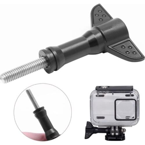 Camera Accessories Screw 6cm Long Thumb Knob Bolt Nut Screws For Gopro Hero Xiaomi Yi Sport Camera Case 1Pc Dropshipping
