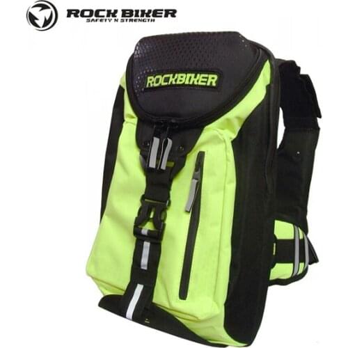 Free shipping 2017 Rock biker Business Excelsior Pack Travel Backpack Laptop Tablet Rucksack Bag black/green waterproof backpack