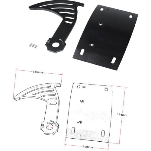 CBR1000RR CBR600RR Motorcycle Swingarm Side Mount Curve License Plate Bracket for Honda CBR 600 1000 RR Black Chrome