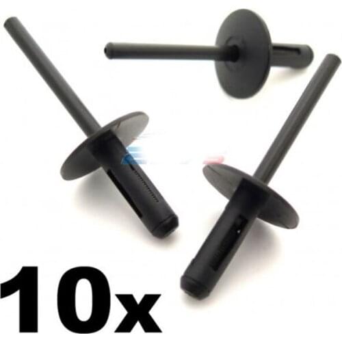 For BMW Plastic Pop Blind Rivets 6mm, Wheel Arches, Side Skirts, Sills & Bumpers