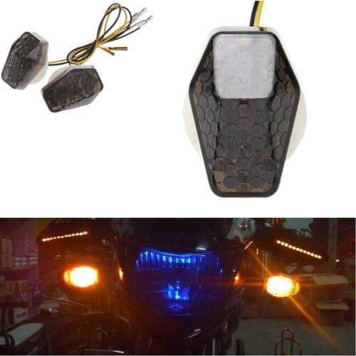 For Suzuki GSXR 600 750 1000 SV 650 650S 1000S CITALL 2x Left & Right Custom Smoke LED Flush Mount Turn Signal Blinker Marker