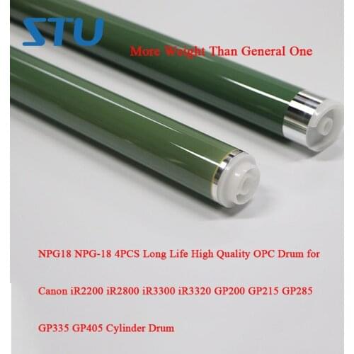 NPG18 4PCS Long Life High Quality OPC Drum for Canon iR2200 iR2800 iR3300 iR3320 GP200 GP215 GP285 GP335 GP405 iR 2200 3300