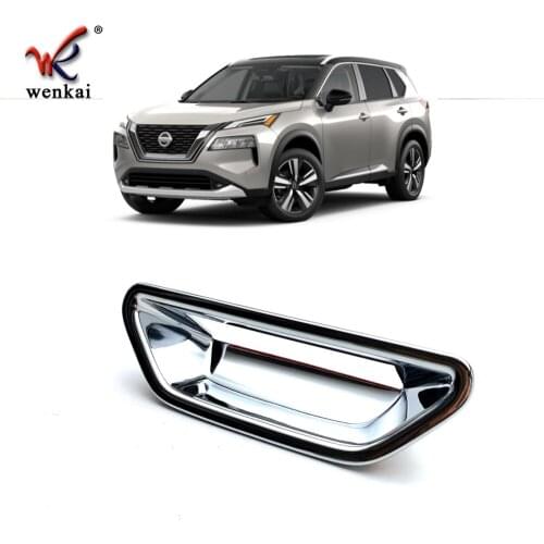Chromium Accessories For Nissan Xtrail X trail 2021 2022 Rear Door Tailgate Handle Cover Cap ABS Car Styling