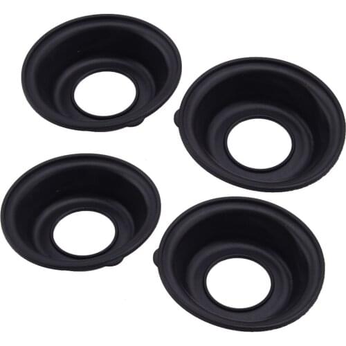 4pcs Rubber Carburetor Carburettor Carb Membrane Plunger Diaphragm Accessories Fit for Kawasaki KZ1000 P Police 1982-2004 2005