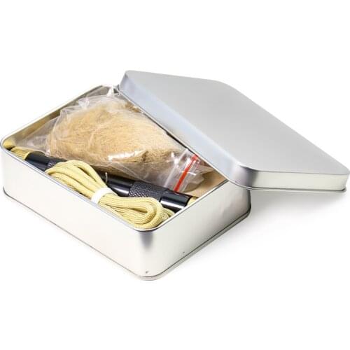 Brass Fire Piston Kit Camping Emergency Outdoor Survival Tool Flame Maker Fire Starter Tube Air Compression Torch Picnic Tools