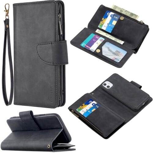 Haissky Detachable Magnetic Wallet Case For iPhone 12 11 Pro Max Flip Leather Phone Case For iPhone X Xs Max XR 8 7 6 6S Cover