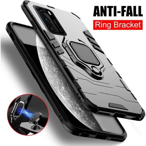 Fashion Case For Huawei P40 P30 Lite Pro Plus Case Stand Holder For Huawei Y8p Y7p Y6p Y5p nova 7 6 se 7i Enjoy 10s Cover Bumper