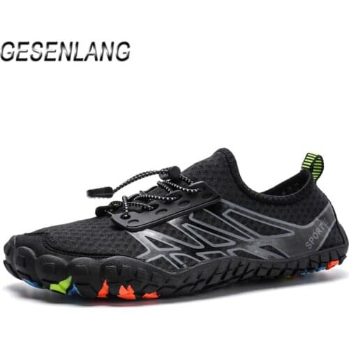 Mens Five Fingers Water Shoes Beach Pool Fishing Wading Swimming Diving Surfing Quick Drying Comfortable Non-Slip Aqua Sneakers