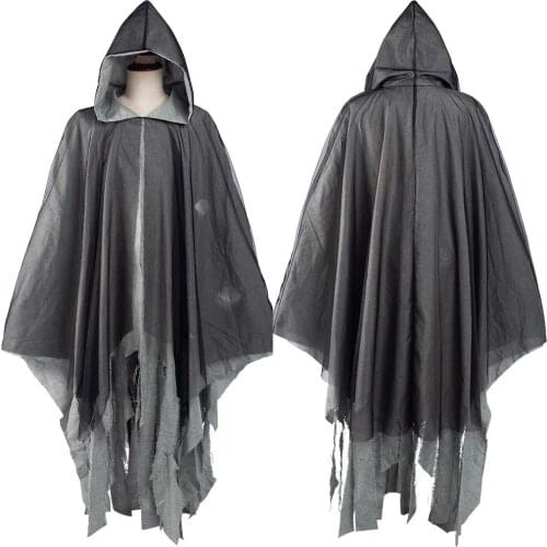 Halloween Hoodec Cloak Cape Cosplay Costume Fancy Party Carnival Suit