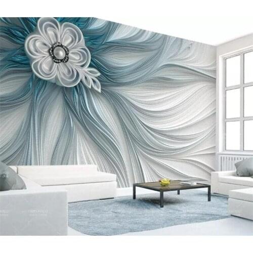 Wallpaper photo mural roll wallpaper home decor paper 3d wallpaper living room wall abstract floral lines background