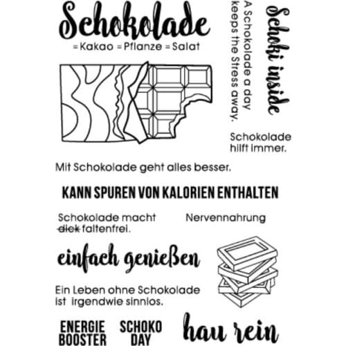 German Transparent Clear Silicone Stamp/Seal for DIY scrapbooking/photo album Decorative clear stamp A181