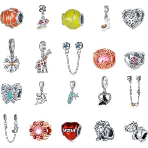 New charm original national color butterfly beads suitable for Pandora lady bracelet necklace jewelry accessories DIY