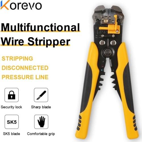 Crimper Cable Cutter Automatic Wire Stripper Multifunctional Stripping Tools Crimping Pliers Terminal