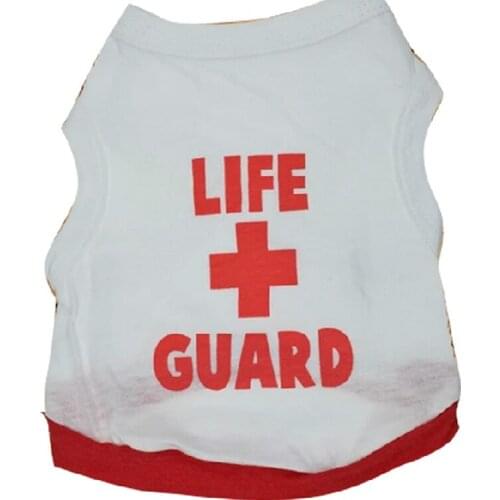 Pet Clothing Dog Clothing Cotton White Small Dog Pet Vest Wholesale Spring/Summer designer dog clothes