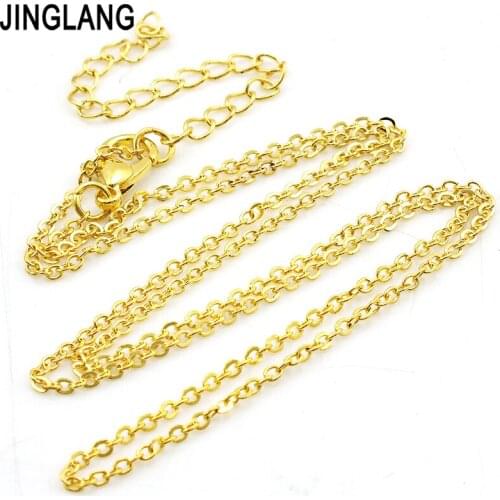 Wholesale Fashion Link Chain Choker Necklace For Men Women Charm Necklace Collares Jewelry Gifts