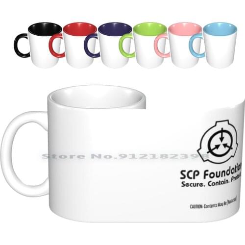 Scp Foundation : Contents May Be [ Redacted ] Ceramic Mugs Coffee Cups Milk Tea Mug Scp Scp Foundation Scp Foundation Caution