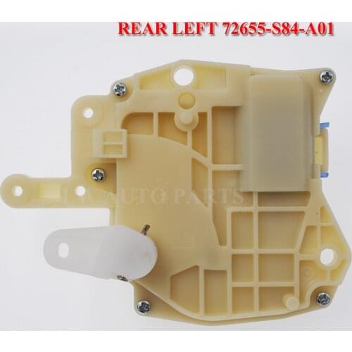 Door Lock Actuator Rear Left Passenger Side for Honda For Civic Accord For Odyssey Acura crv Insight 72655-S84-A01 72655S84A01