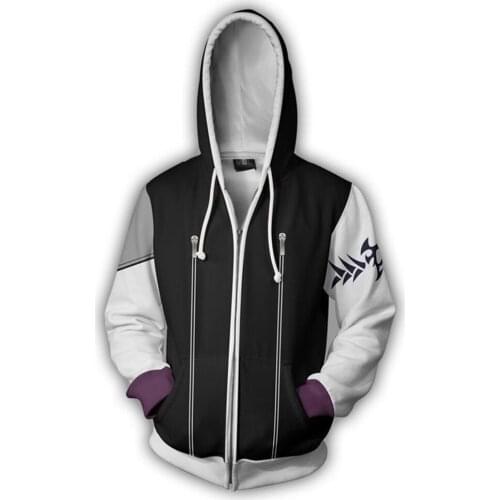 Fairy Tail 3D Print Cosplay Hoodies Sweatshirts Casual Zipper streetwear men/women anime hooded Casual Coat Jacket