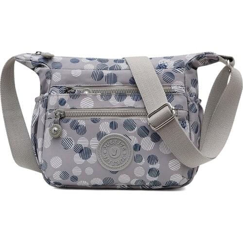 Womens Nylon Messenger Bags Ladies Handbag Travel Casual Tote Shoulder Female High Quality Multi-pocket Crossbody Bag