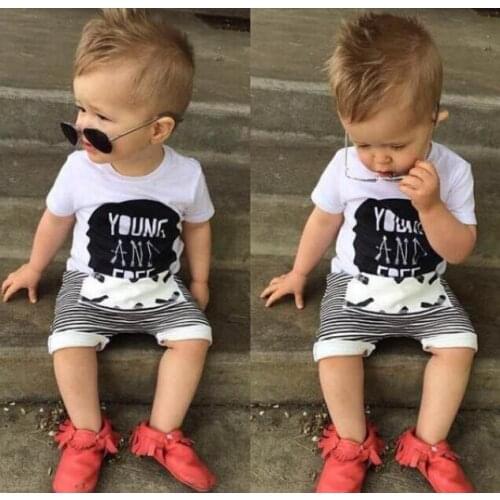 Xk-118 2020 new arrival fashion boys and girls pants summer pants baby girls boys children striped pants children clothing