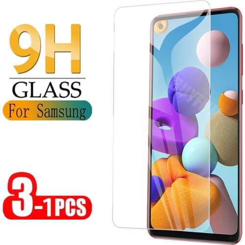 1-3pcs Tempered Glass for Samsung Galaxy A21s screen protector film for Sumsung Galaxy A21s phone Accessories Safety Glass