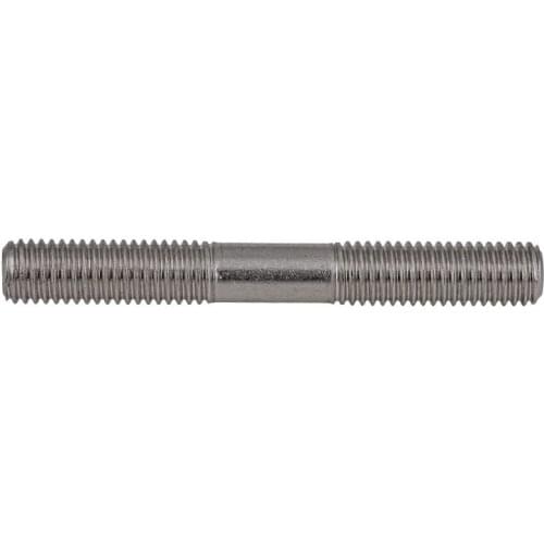 2PCS A2 Stainless Steel Dual Thread Screws M8 M10 Thread Bar /Rod /Stud Bolt Fastener