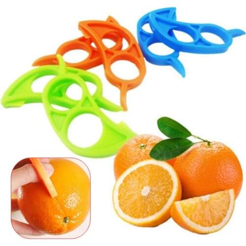 3PCS Kitchen Tool Citrus Orange Opener Peeler Slicer Cutter Fruit Skin Remover