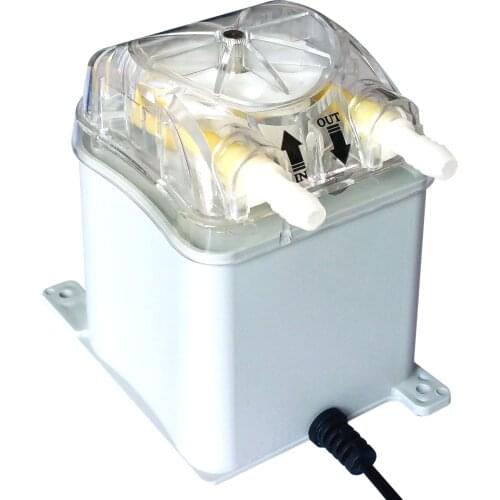 350ml/min, 4 Rollers, Honlite 12V Peristaltic Pump with Exchangeable Pump Head and PharMed BPT Peristaltic Tube