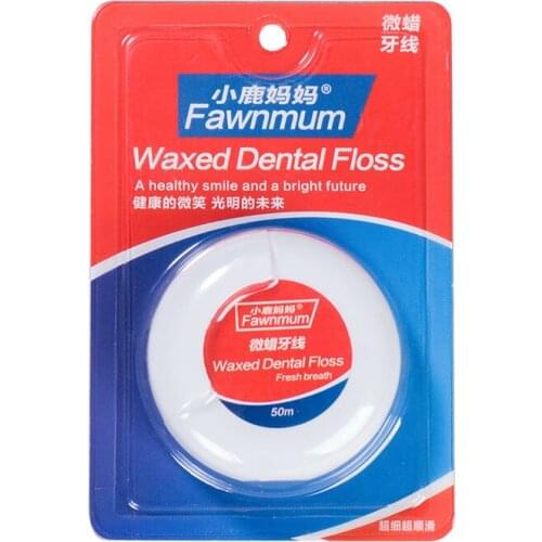 50M Dental Flosser Stick Waxed Interdental Brush Teeth Stick Toothpicks Dental Floss Pick Oral Hygiene Teeth Cleaning Oral Care