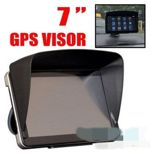 Auto Part Accessories Sun Shade Visor Shield For Car GPS Sat Nav 7'' 7 Inch Screen Blind Cover Cap 1Pc