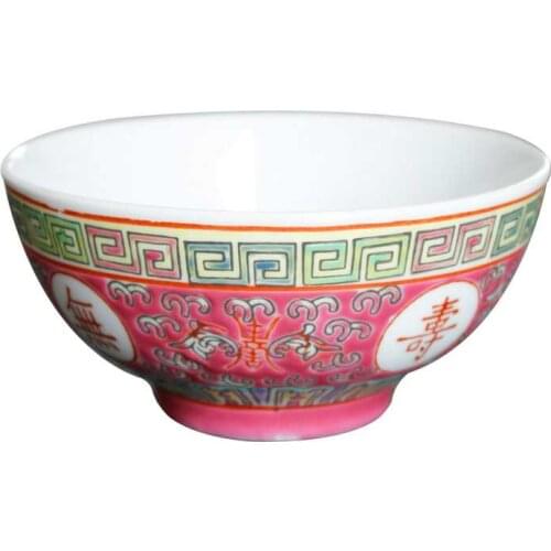 Jingdezhen Bowl Chinese style Factory Products Zhengde Straight Mouth Old style Tableware Ceramic Bowl Noodles Bowl Soup Bowl