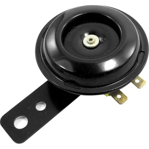 DC 12V 1.5A Black Metal electric horn Compound Horn for Motorcycle