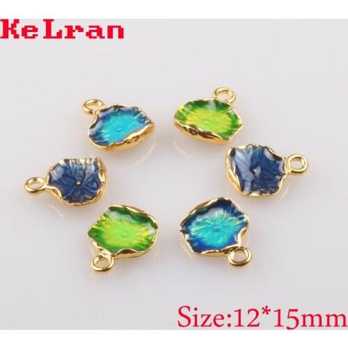 10pcs/set 15mm Dripping oil decorative buttons golden handmade sewing DIY wedding handmade clothing Accessories