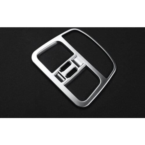 For Maserati Levante 2016 Car-Styling ABS Chrome Rear Air Conditioning Outlet Vent Frame Cover Trim Accessories 1pc