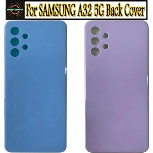 For SAMSUNG Galaxy A32 5G SM-A326B SM-A326BR Battery Cover Door Rear Glass Housing Case Replace For SAMSUNG A32 5G Battery Cover