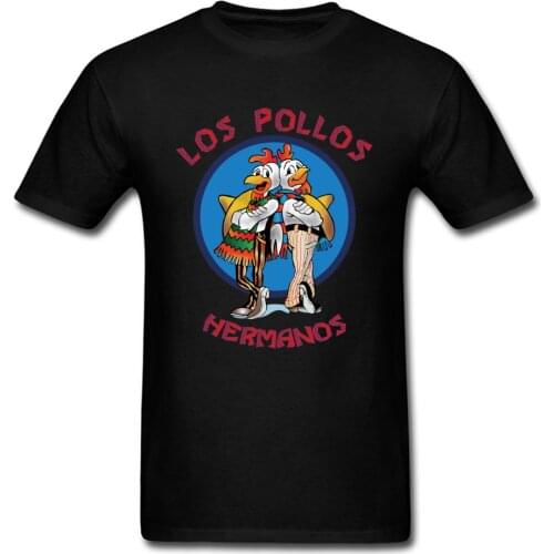 CLOOCL Los Pollos Hermanos Cotton T-shirt Fashion Men Shirt Chicken Brothers Tee Hipster Tops Funny Cotton Clothes Drop Shipping
