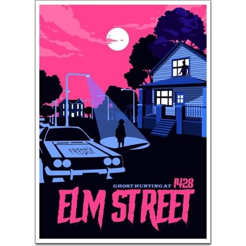 Canvas Poster Elm Street Wall Art Painting Posters and Prints Nordic Wall Pictures for Home Decor No Frame