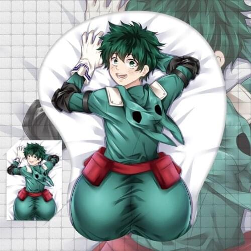 Cool Anime My Boku no Hero Academia Cosplay 3D Butt Wrist Rest Mouse Pad Mat Soft Playmat Male Oppai Mousepad for Laptop PC