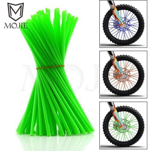 Motorcycle Rim Wheel Spoke Skins Dirt Bike Enduro Off Road For Kawasaki KX65 KX85 KX125 KX250 KX250F KX450F KLX125 KLX 250 150S