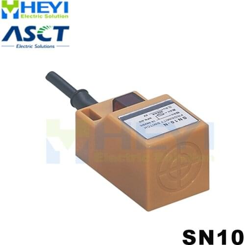 Non-shielded 2/3 wire NO / NC 30*30*52mm Square inductance sensor SN10 proximity switch