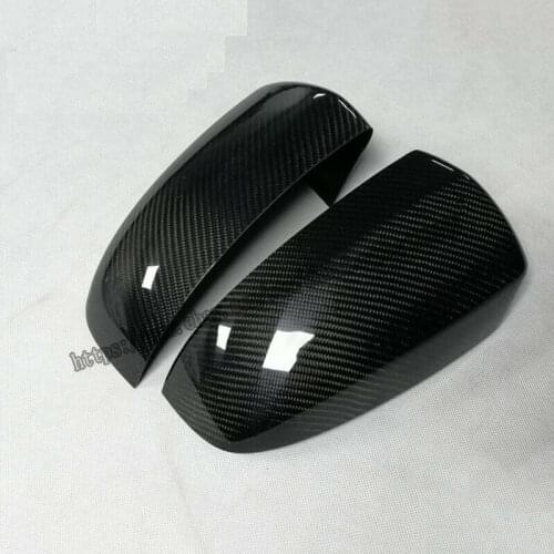 Fit For BMW X5 E70 2008-2013 Real carbon fiber Look Side Door Mirror Cover Trim
