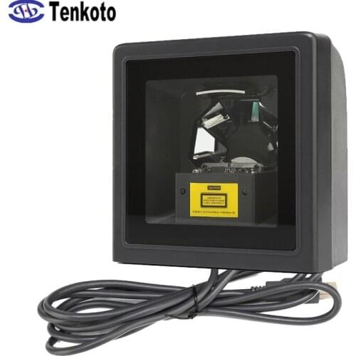 Full angle USB 1D Laser Omnidirectional Scanner RS232 Desktop 1D Laser 20 Line Inventory Store PS2 POS Scanner