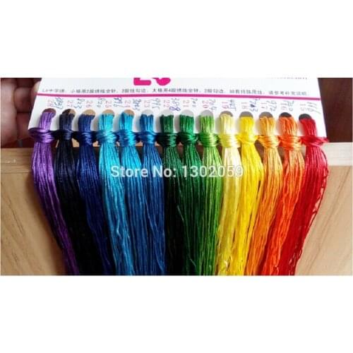 Factory Sale Embroidery Silk Floss Thread // Cross Stitch Silk Thread Floss------1 Lot=447 Pieces Fast Shipping