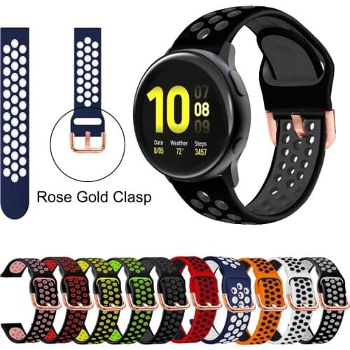 20mm Watch Strap For Samsung Galaxy Watch Active 2 40/44mm Band Gear Sport Wrist Bracelet Watchband Galaxy Watch 42mm/Watch 3 41