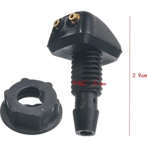 Universal Front Windshield Washer Wiper Nozzle Sprayer Sprinkler Water Spout Outlet For Toyota Mazda Hyunda