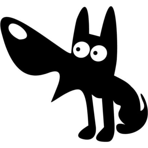 Wolf Cartoon Animal Decor Car Styling Car Sticker Vinyl Decal Motorcycle sticker